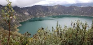 Quilota crater in quito