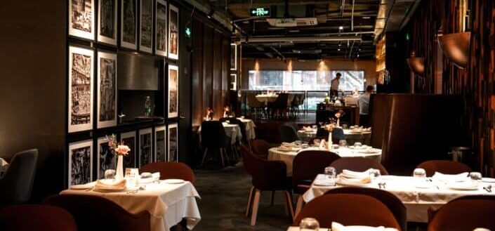 Dimly Lit Restaurant