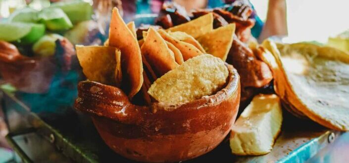 Nachos Served in a Bowl