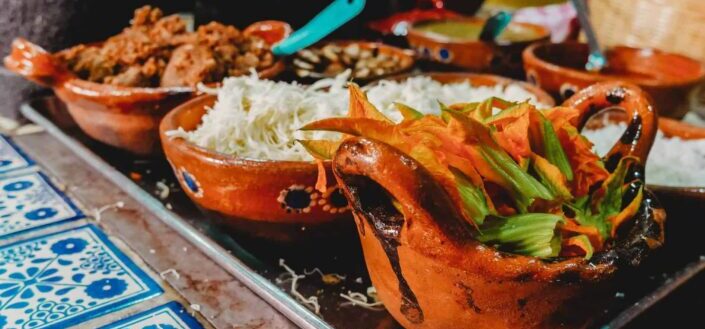 Mexican Food Served on the Table
