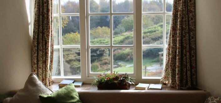 Open Window and Curtains