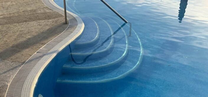 Stairs of the Swimming Pool